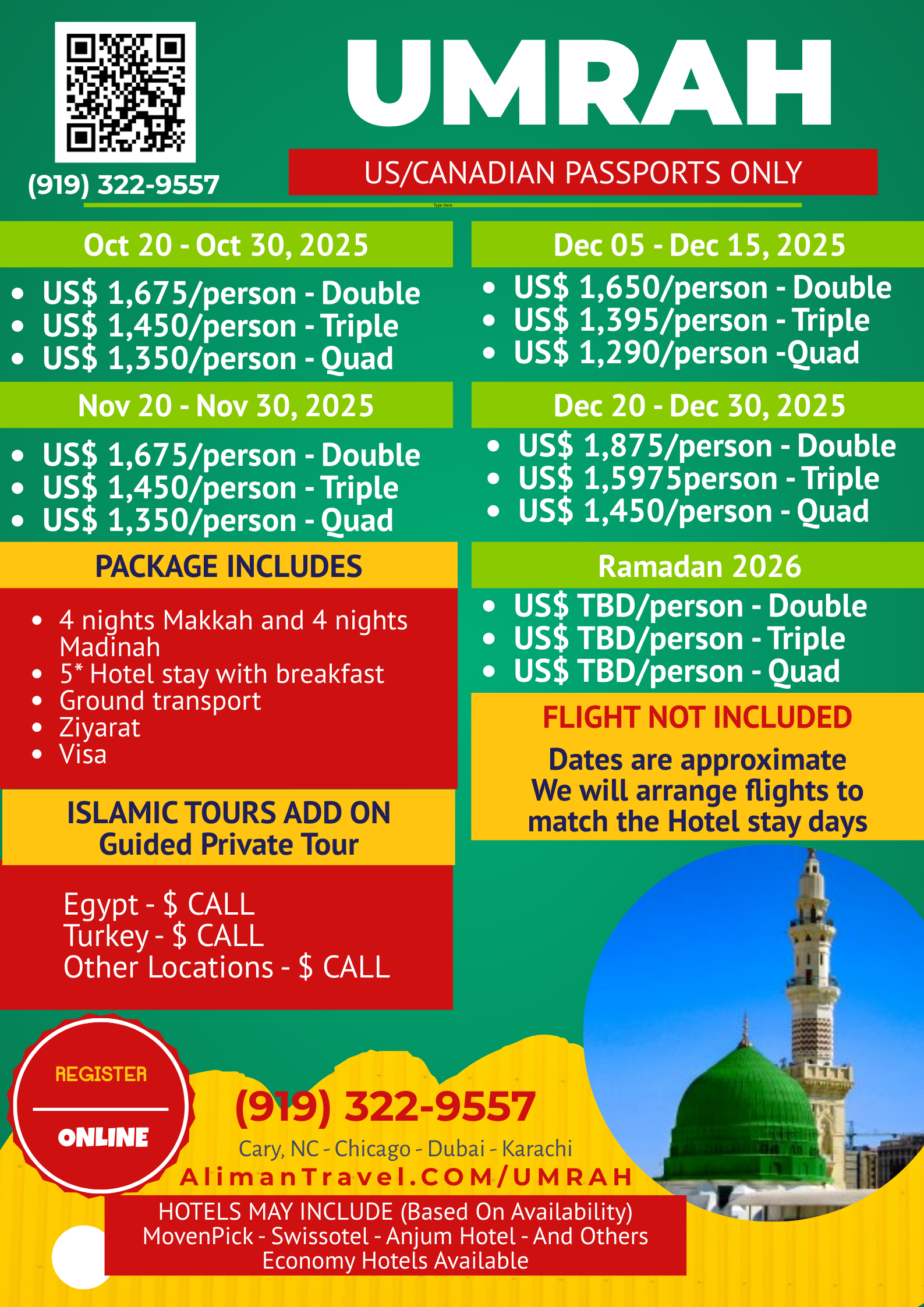Umrah Prices