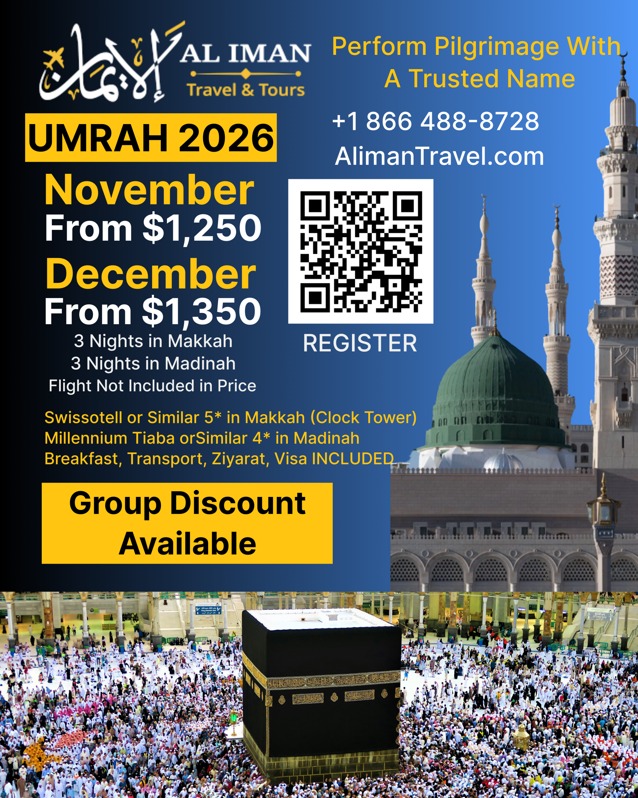 Aliman Travel Umrah 2026 Packages